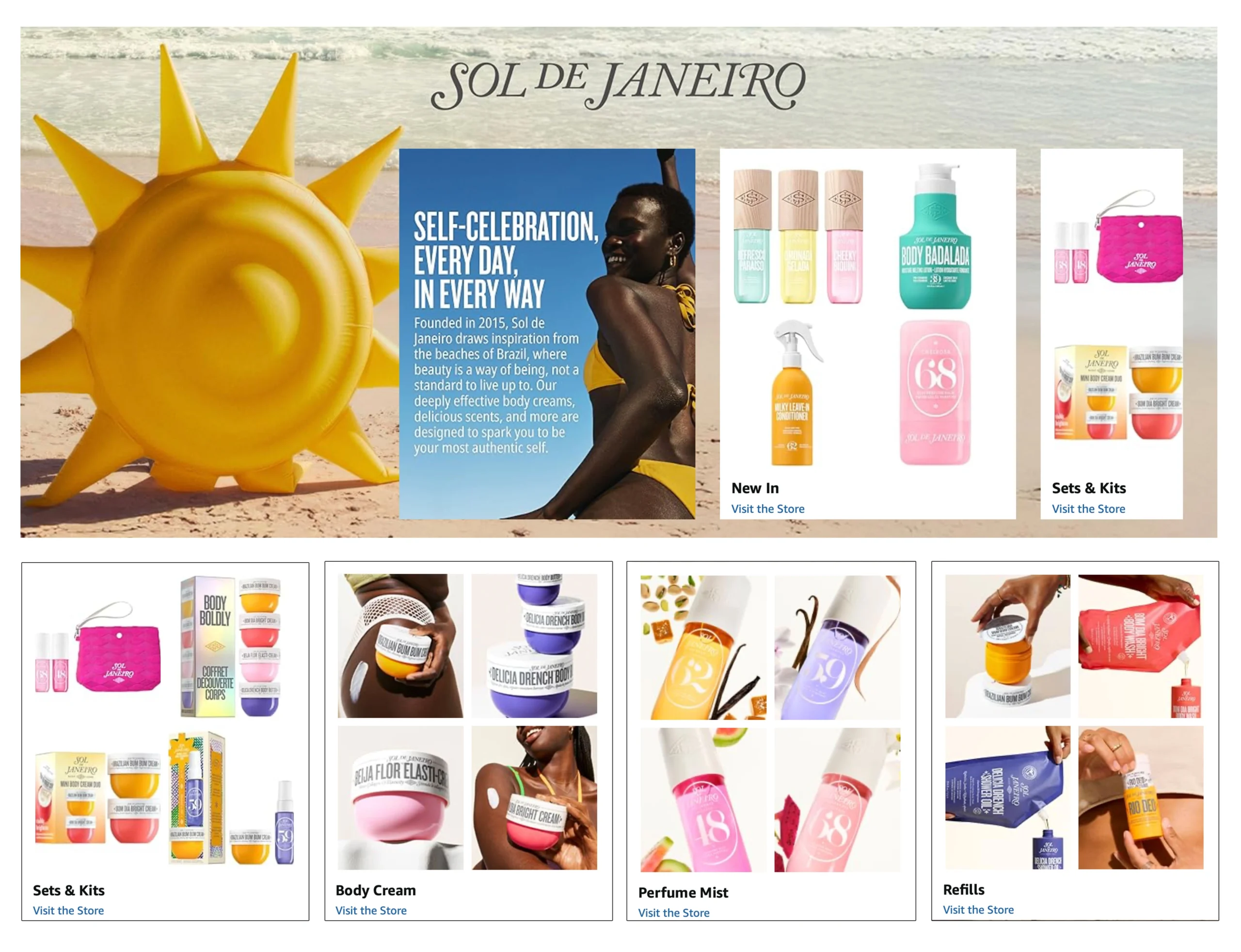 Amazon Brand Story sample