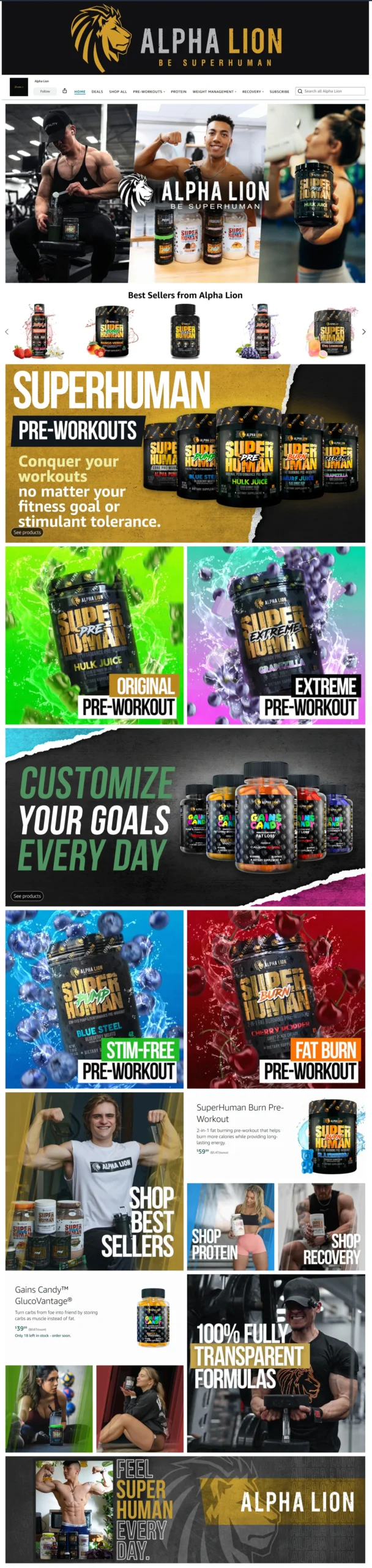 Amazon Storefront sample